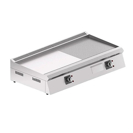 Seamac EPD100 YO Özel Seri Yarı Oluklu Sac Izgara Elektrikli 100 cm - Mutbaka Endüstriyel Mutfak Ekipmanları