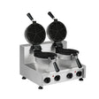 Omake WFL12.E22.0201 Çiftli Döner Yuvarlak Waffle Makinesi Kalp Model, Zamanlayıcılı, Elektrikli