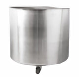 Dizdar 234551 Hareketli Kapaklı Paslanmaz Çöp Kovası 40x40 cm - Mutbaka Endüstriyel Mutfak Ekipmanları