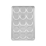 Almetal AL-HET.24.60.90.115 Alüminyum Hamburger Ekmek Tava (115 mm) 60x90 cm 24 Göz