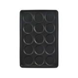 Almetal AL-HET.K.15.40.60.105 Teflon Kaplamalı Alüminyum Hamburger Ekmek Tava (105 mm) 40x60 cm 15 Göz
