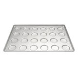 Almetal ALMZ-HT.24.50.74.16 Alüminize Hamburger Ekmek Tava (16 mm) 50x74 cm 24 Göz