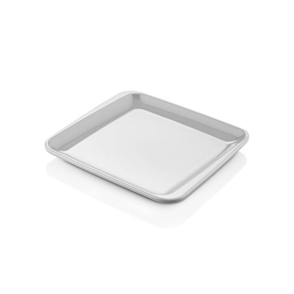 Atlasform 375 Elit Kare Servis, 19x18 cm, Beyaz