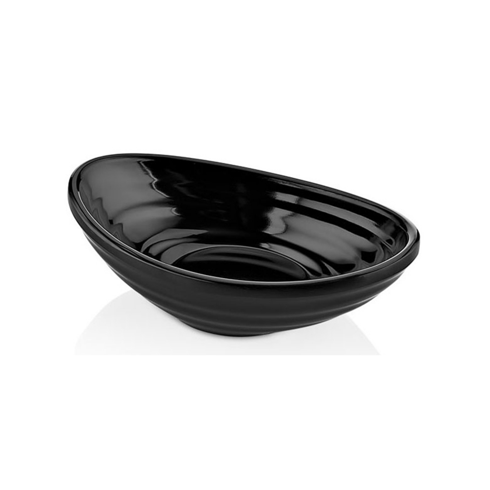 Atlasform S750 Oval Sosluk, 10,5x6,2 cm, Siyah