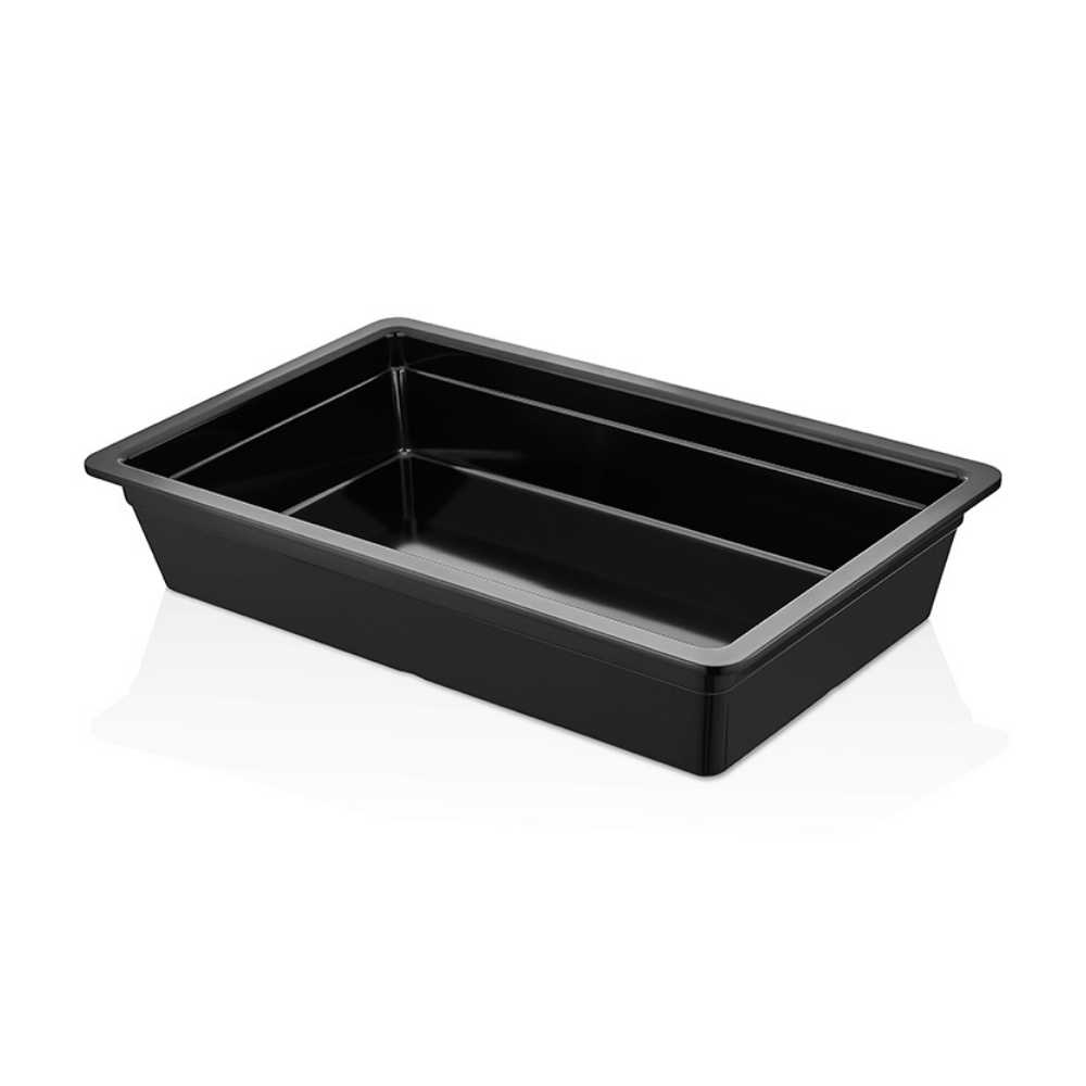 Atlasform S781 GN 1/1, 53x32,5 cm - 100 mm, Siyah