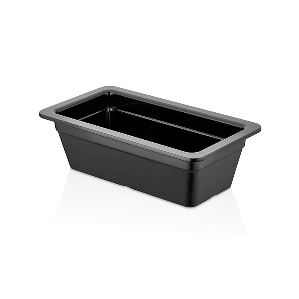Atlasform S775 GN 1/3, 32,5x17,7 cm - 100 mm, Siyah