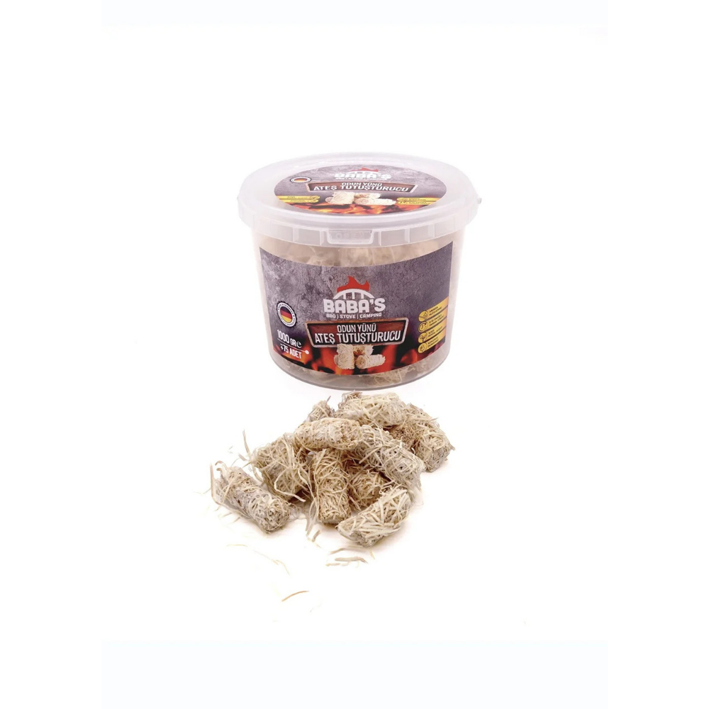 Baba's Odun Yünü Tutuşturucu 75 Adet / 1000 g