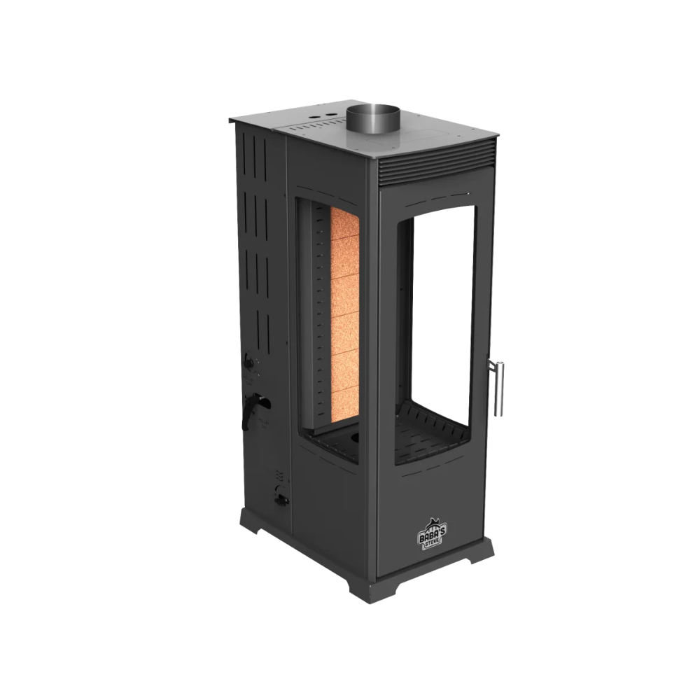 Baba's Flame Plus Fan 12 kW Pelet ve Odun Sobası