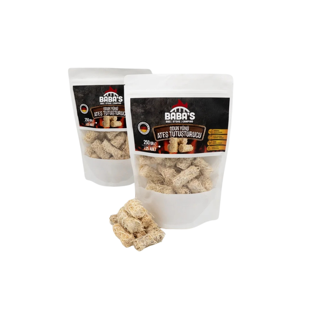Baba's Odun Yünü Tutuşturucu 50 Adet / 500 g