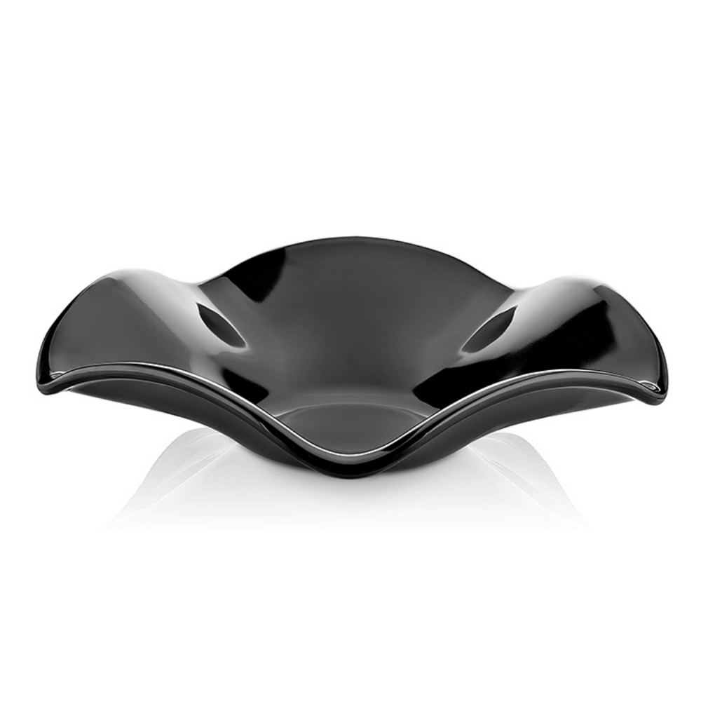 Atlasform S735 Meyve Açık Büfe Sunum Kase, 38,5x38,5 cm, Siyah