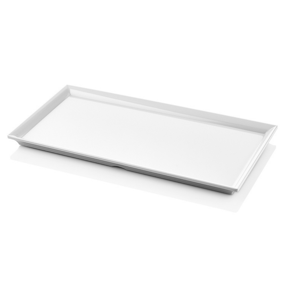 Atlasform B704 Pastane Sunum Tepsisi, 43x25 cm, Beyaz