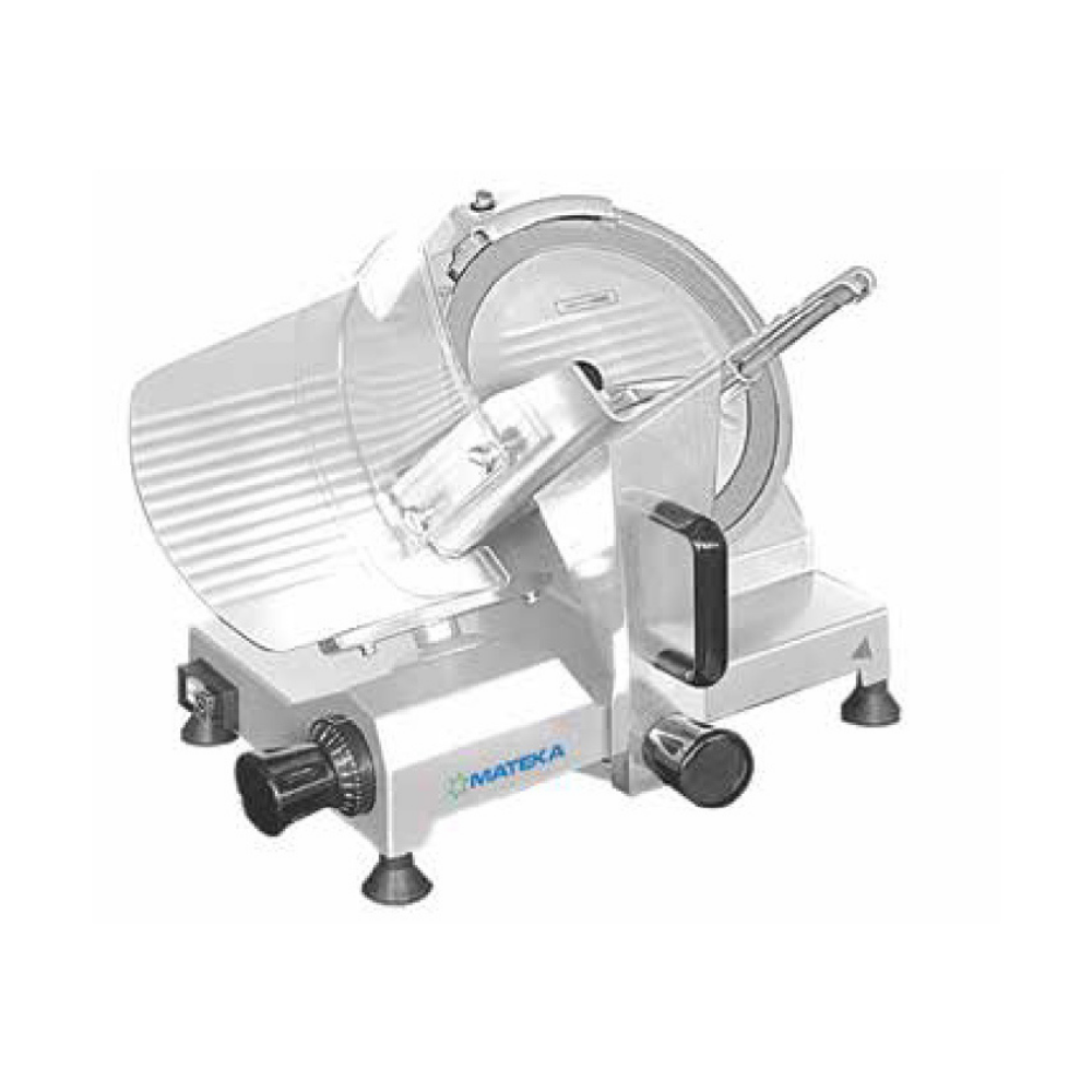 Mateka HBS 250M Gıda Dilimleme Makinesi, Ø250mm, 220V