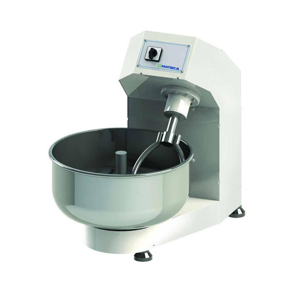 Mateka HYM 600KT Kapaklı Çatallı Hamur Yoğurma Makinesi, 45 kg, 380V