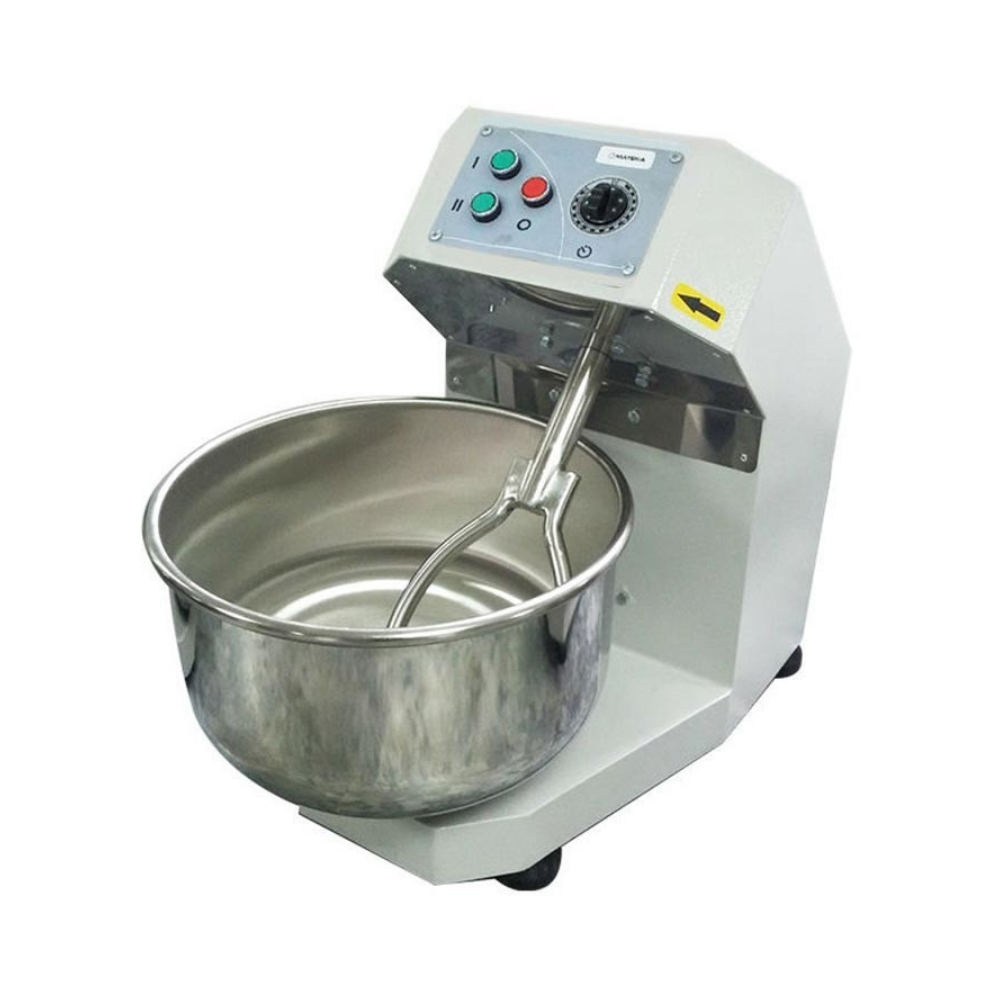 Mateka HYM 430KDT Kapaklı Çatallı Hamur Yoğurma Makinesi, 2 Hız, 20 kg, 380V