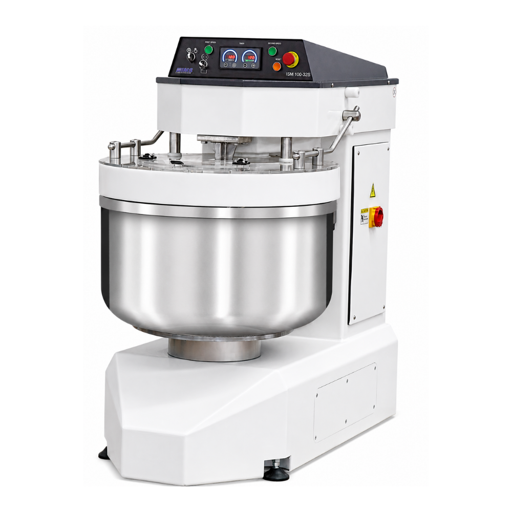 Dirmak ISM 100-32S 2 Devirli Spiral Mikser, Çift Yönlü Kazan, 100 L