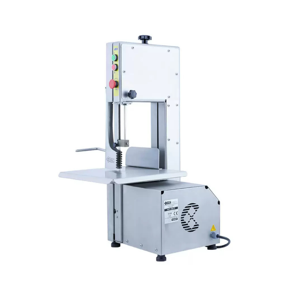 HNC HKT-184TP ELITE Et Kemik Testeresi, 25x19 cm, Gıda İtme Arabalı, Paslanmaz