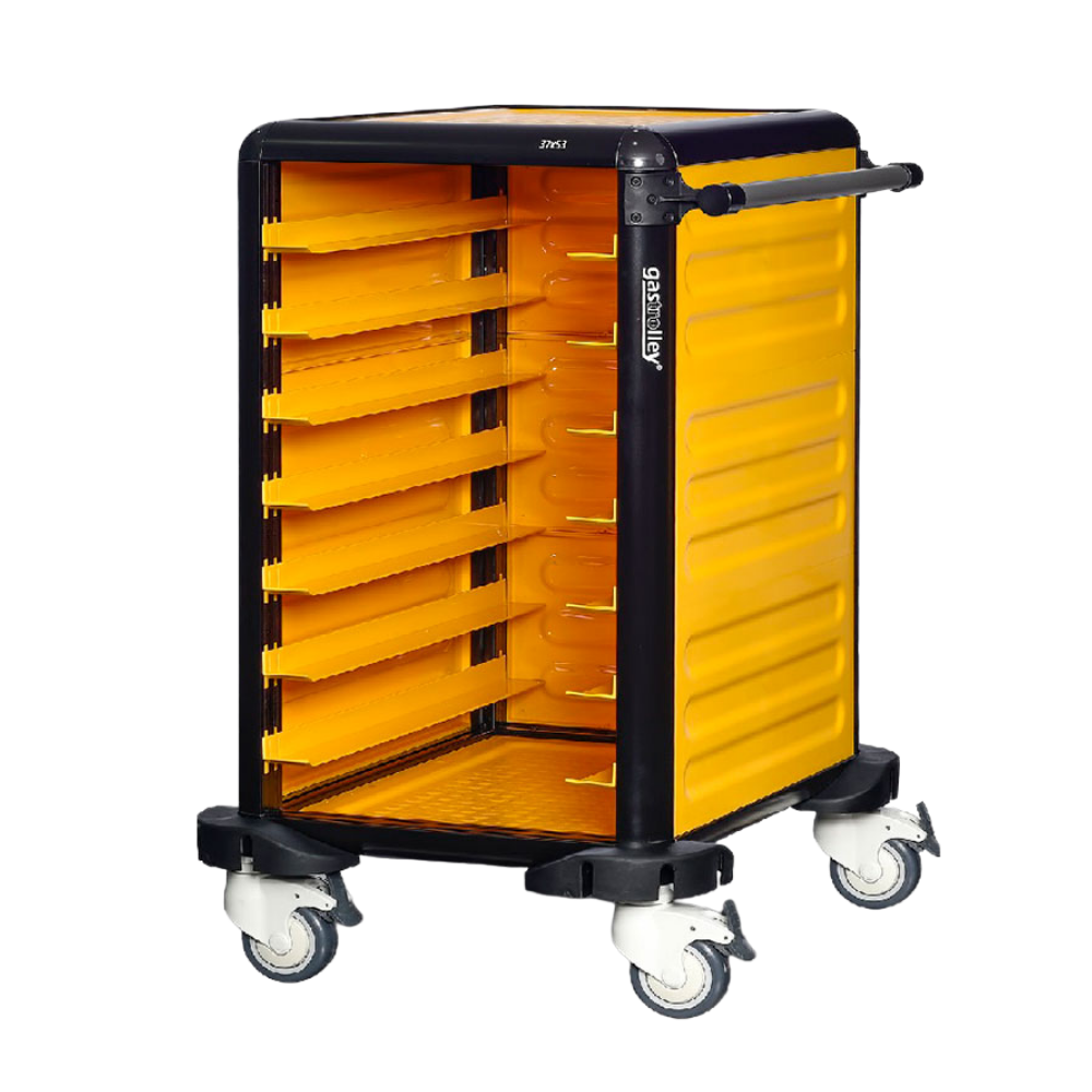 Gastrolley G.GN.75.S.3 Tekli Küvet Taşıma Arabası 75 (2 Yan + Arka Kapalı)