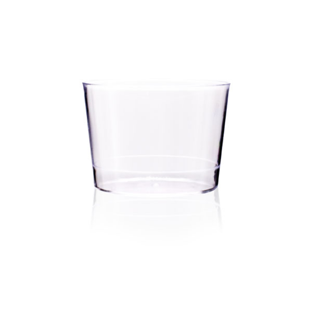Rubikap DC.18 - PS001 Silindir Kap 180 ml Polistiren Şeffaf