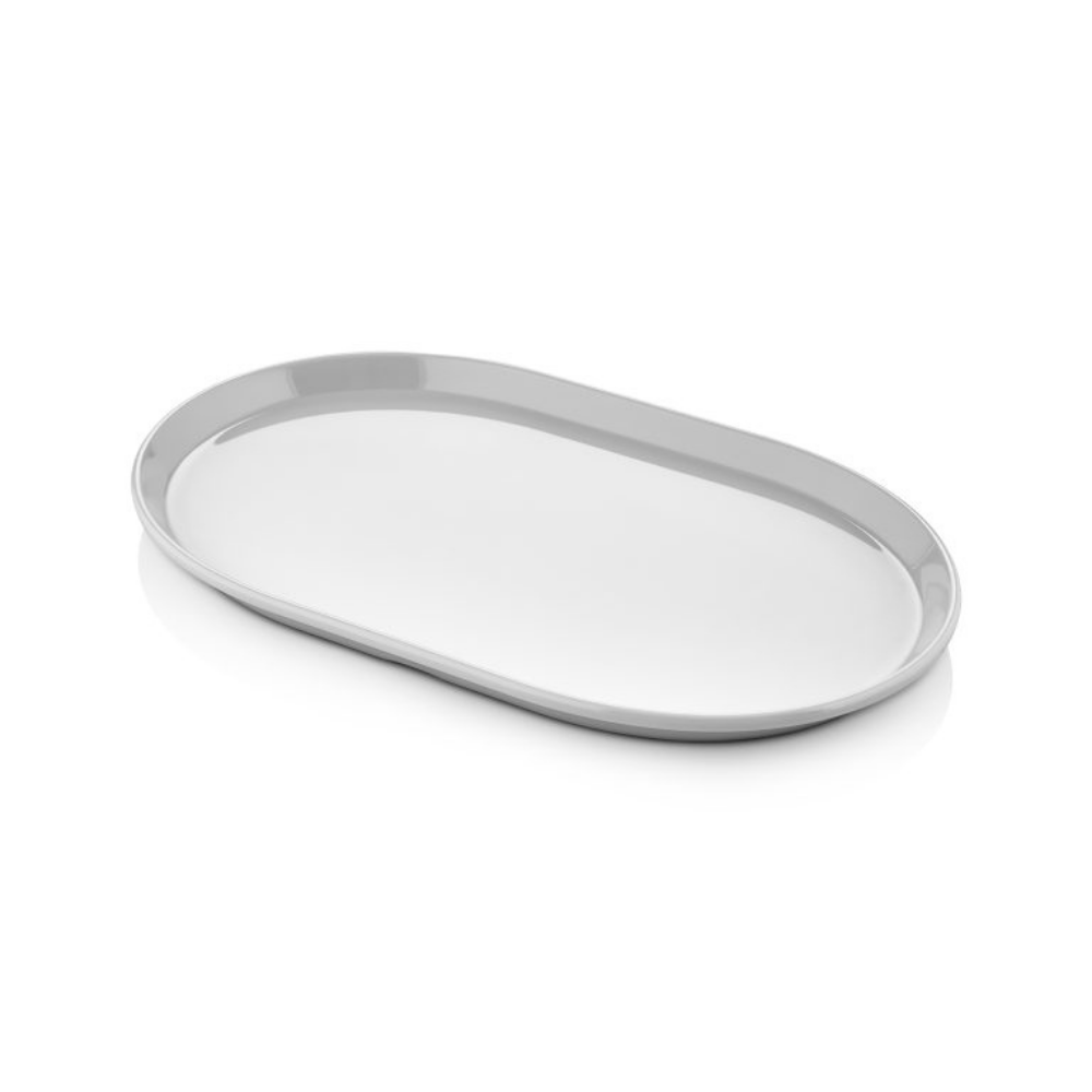 Atlasform 604 17x28 cm İnci Oval Kayık, 17x28 cm, Beyaz