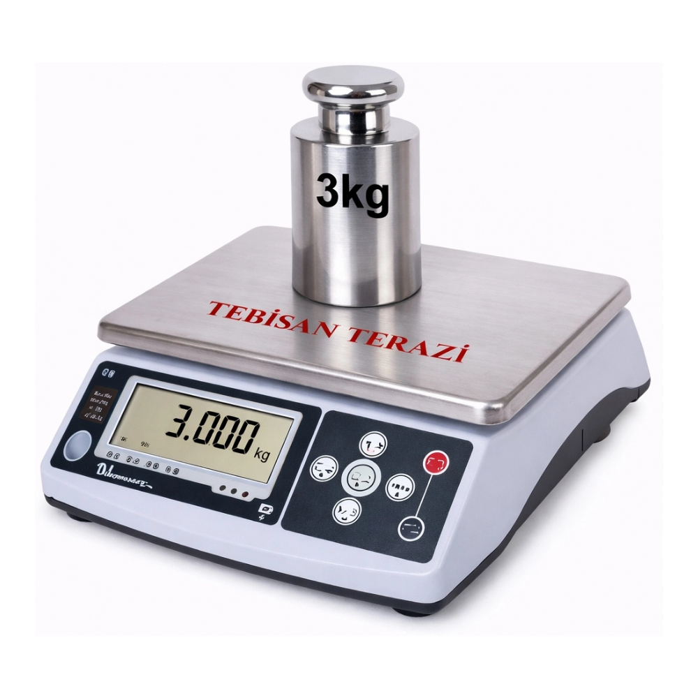 Dikomsan QW-A.03 Tartım Terazisi, 0,5 g / 1 g, 3 kg