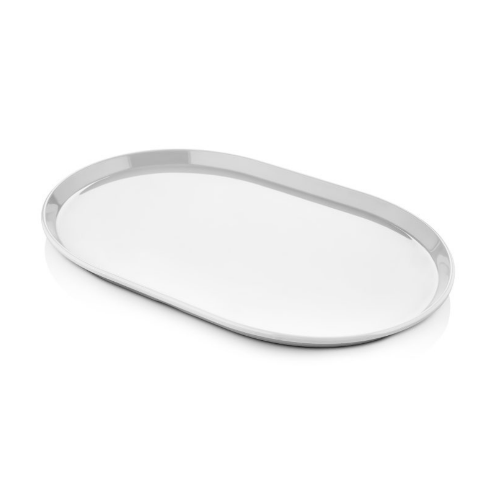 Atlasform 605 21x34 cm İnci Oval Kayık, 21x34 cm, Beyaz
