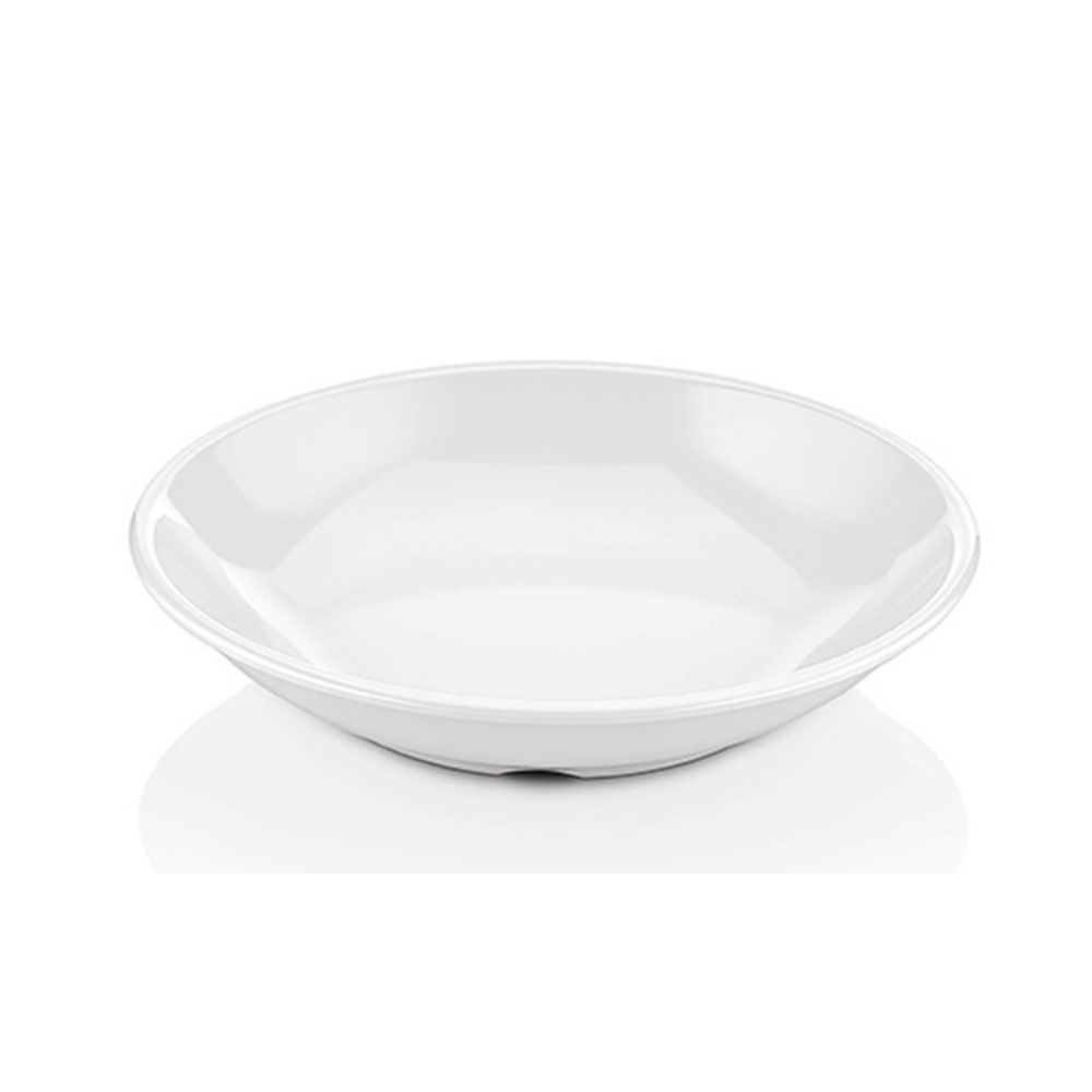 Atlasform 320 20 cm Düz Çukur Tabak, 20 cm, Beyaz