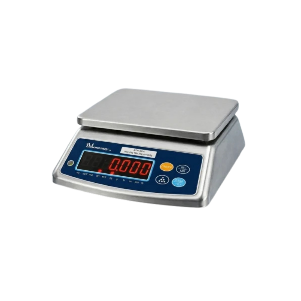 Dikomsan ATW-SS-6 Paslanmaz Tartım Terazisi (IP-68), 1-2 g, 6 kg