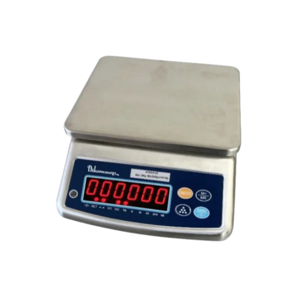 Dikomsan ATW-SS-30 Paslanmaz Tartım Terazisi (IP-68), 5-10 g, 30 kg