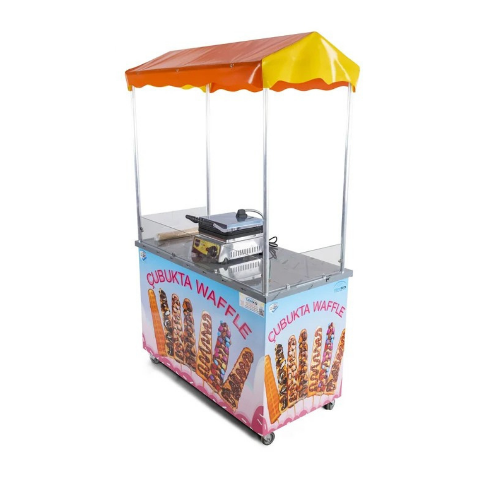 Cemko 1153 Çubukta Waffle Arabası Kütahya Modeli