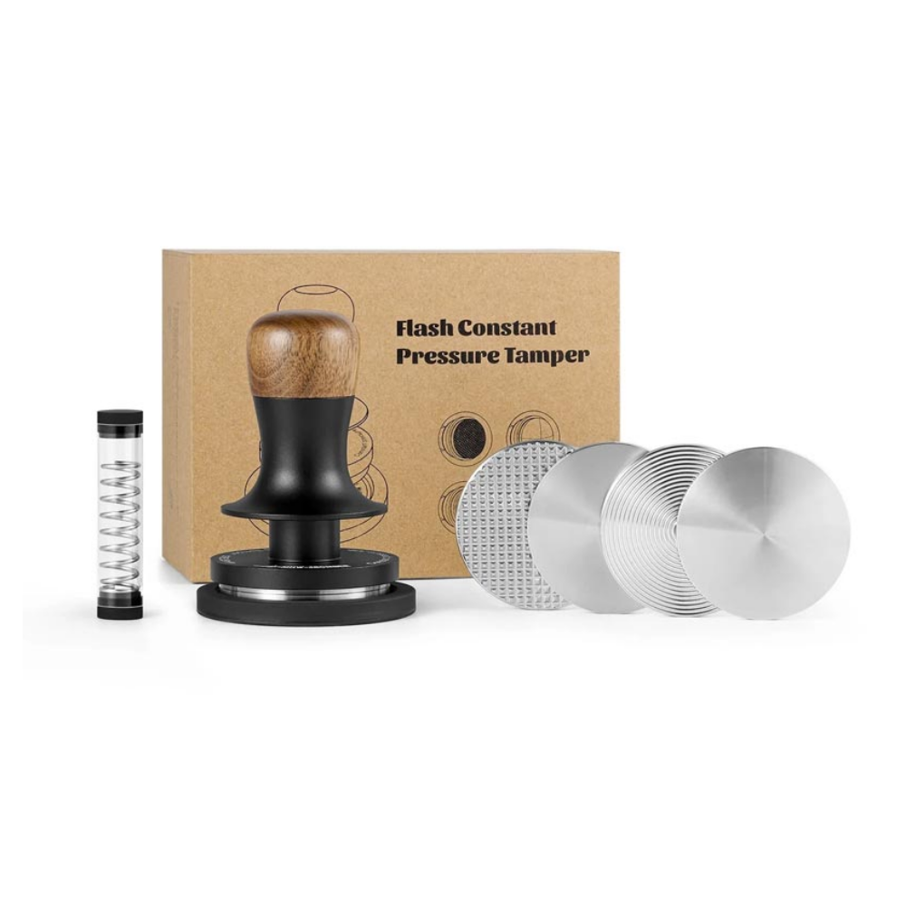 MHW-3BOMBER T6175T Basınçlı Klikli Tamper Seti, 58,35 mm, 4 Taban, 15 lbs Yay ve Sıkıştırma Matı Dahil