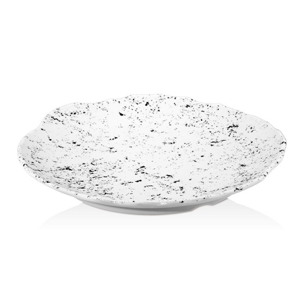 Atlasform D794 Desenli Yuvarlak Sunum Tepsisi, 18 cm, Kırçıl Desen