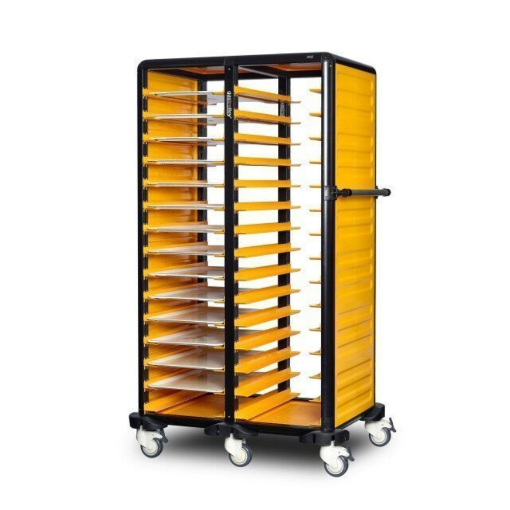 Gastrolley G.ST.150.D.2 İkili Servis Tepsi Arabası 150 (2 Yanı Kapalı) - 40x60 cm Tepsi Uyumlu
