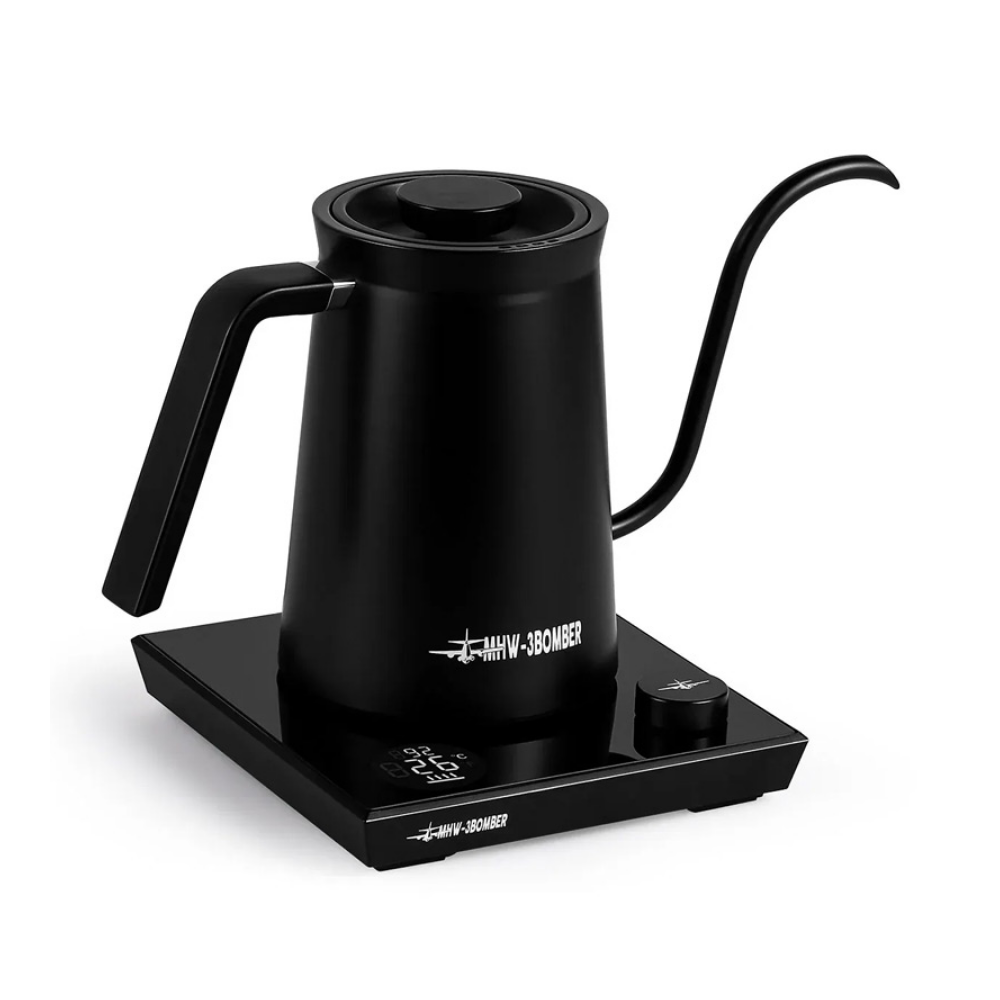 MHW-3BOMBER BK6054B-OS Pour Over Isı Ayarlı Kettle, 600 ml, Elektrikli, Siyah