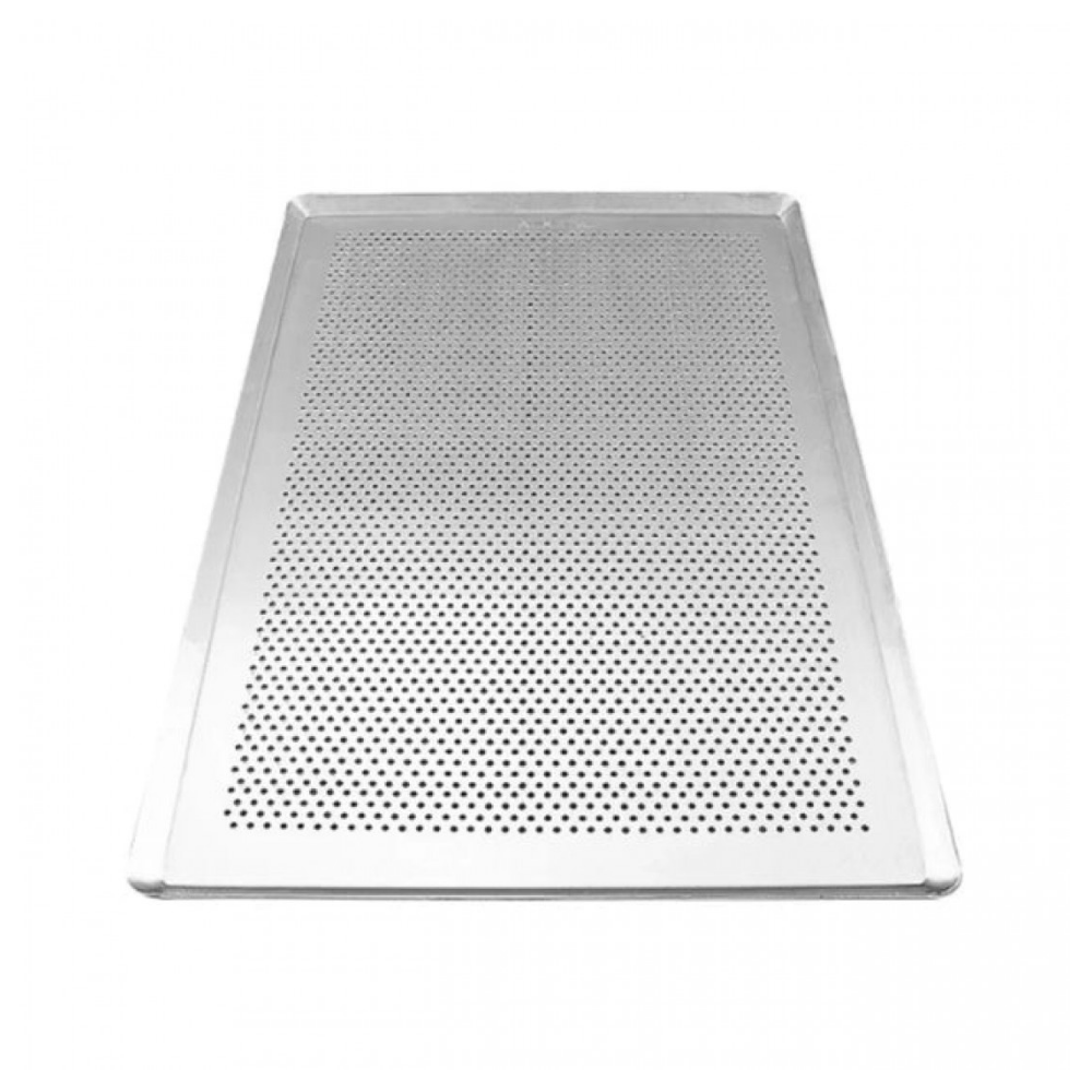 Almetal AL-AÇL.P.38.46.1 Delikli Alüminyum 45° Açılı Tava 2 mm 38x46x1 cm