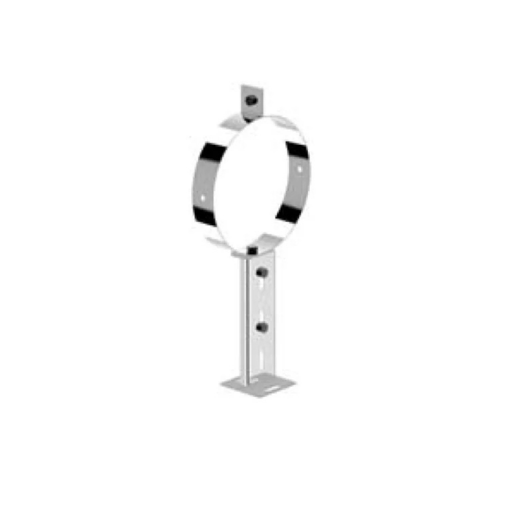 Baba's Pelet Soba Borusu Askı Aparatı 200-600 mm Ø8 cm Krom