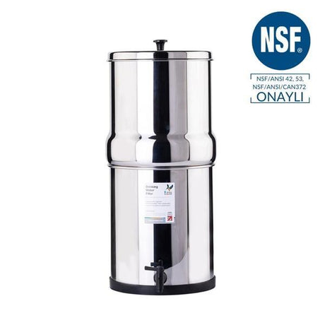 British Berkefeld W9361139 Portatif Su Arıtma Cihazı 8,5 L, 4 Filtreli