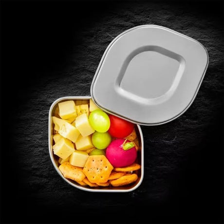 Lurch 00240936 Snack Box Paslanmaz Çelik Atıştırmalık Kabı, 350 ml