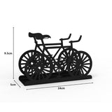 Decorelax Bisiklet Temalı Siyah Metal Peçetelik