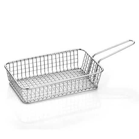 Altınbaşak A 020 01 Paslanmaz Dikdörtgen Sığ Sunum Sepeti 20x12x8 cm