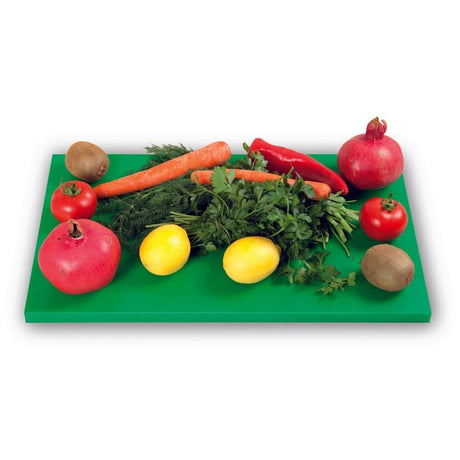 Burç Plastik Polietilen Kesme Tahtası 20x40x1 cm Yeşil