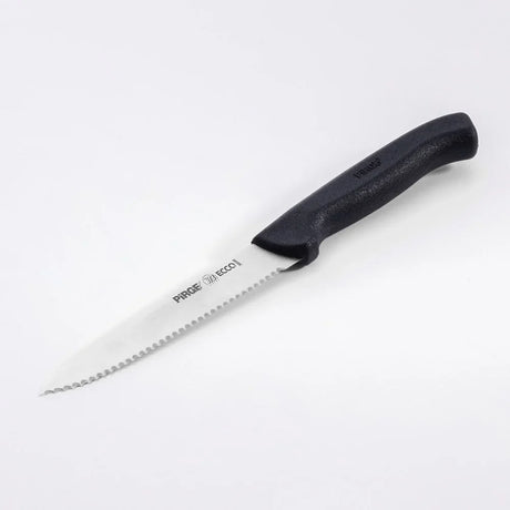 Pirge PRG38049-01 Ecco Sebze Bıçağı Dişli 12 cm Siyah - Mutbaka Endüstriyel Mutfak Ekipmanları