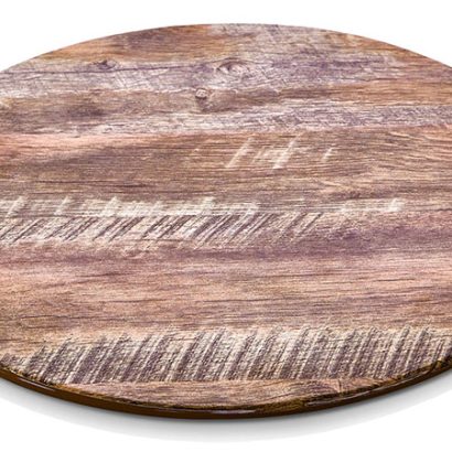 Atlasform AD731 Desenli Yuvarlak Pano, 33 cm, Ahşap