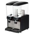 Omake SBD01.E25.0101 Karıştırıcılı Dijital İkili Dikdörtgen Şerbetlik Makinesi, 20+20 L, Siyah