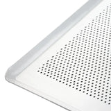 Almetal AL-AÇL.P.325.53.1 Delikli Alüminyum 45° Açılı Tava 2 mm 32,5x53x1 cm