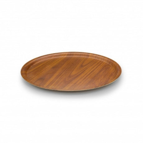 Tria TFY 43 WM Triaform Kraft Yuvarlak Sade Mat Tepsi 43 cm Ceviz