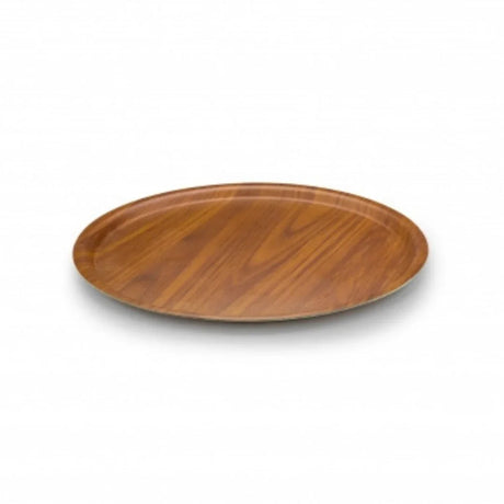 Tria TFY 43 WM Triaform Kraft Yuvarlak Sade Mat Tepsi 43 cm Ceviz