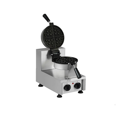Omake WFL12.E12.0101 Tekli Döner Yuvarlak Waffle Makinesi  Amerikan Model, Zamanlayıcılı, Elektrikli