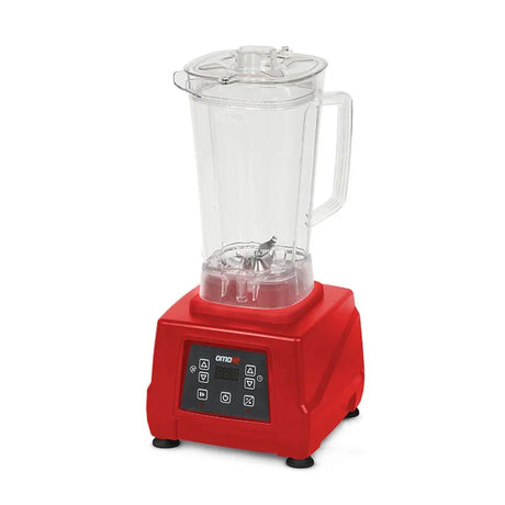Omake BLE12.E15.0203 Buz Kırıcı Dijital Bar Blender, 3 L, 2200 W, Kırmızı