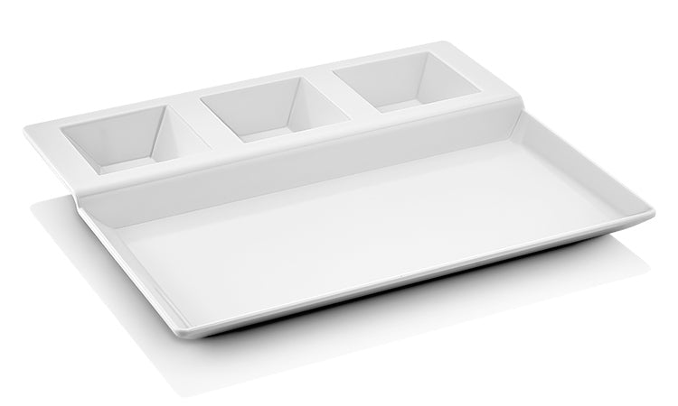 Atlasform 504 Burger Tabak, 27x23 cm, Beyaz