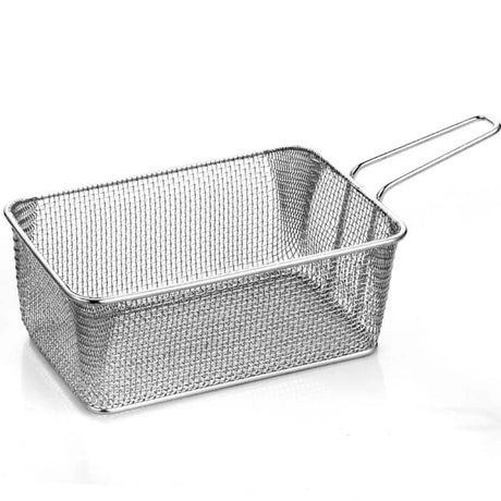 Altınbaşak A 015 02 Paslanmaz Dikdörtgen Derin Hasır Sunum Sepeti 20x12x8